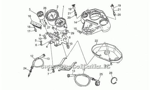 Parts Moto Guzzi Targa 750-1990-1992-Dashboard