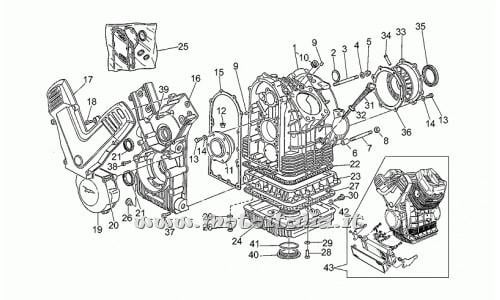 ricambio per Moto Guzzi Centauro 1000 1997-1999 - Rosetta 6,15x11x0,8 - GU95004206