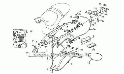 ricambio per Moto Guzzi Centauro 1000 1997-1999 - Kit serrature - GU02736800