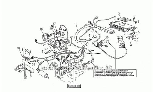 Ricambi Moto Guzzi-Centauro 1000 1997-1999-Impianto elettrico