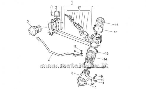 Moto Guzzi Parts-Caf�-Ballabio 1100 2003-2005-Throttle body