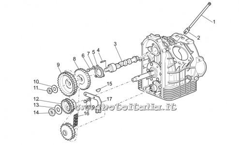Parts Moto Guzzi Ballabio 1100-Caf�-2003-2005-Distribution