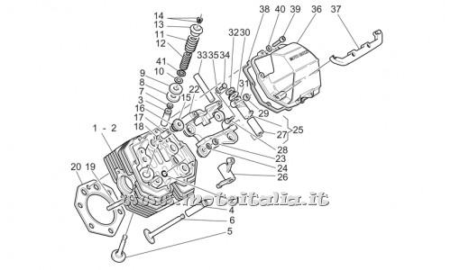 Parts Moto Guzzi-Cat. 1100 2003-2004-Cylinder Head and