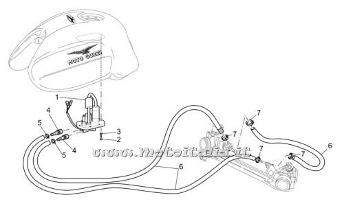 ricambio per Moto Guzzi Cat. 1100 2003-2004 - Rosetta - GU95129101
