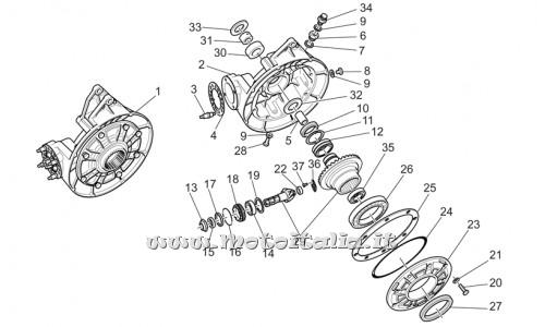 ricambio per Moto Guzzi Cat. 1100 2003-2004 - Spessore 1,6 mm - GU04355301