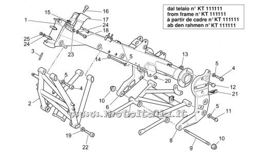 ricambio per Moto Guzzi Le Mans 1100 2002 - Rosetta 10,5x16x1 - GU19149800