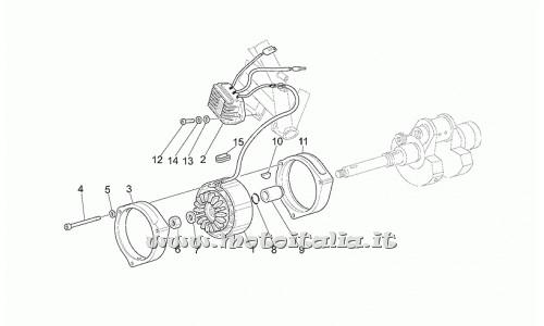 Moto Guzzi Parts-Le Mans-1100 2001-2002 Sports Naked-alternator - regulator